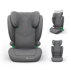 Kinderkraft Autósülés Junior Fix 2 Plus (100-150cm) Szürke – NaturalBabyShop részletes termékkép és vásárlási információ
