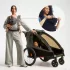 Kinderkraft CARRYBEE Black Ergonomikus Babahordozó 3 Hónapos Kortól 20kg-ig, Elöl és Háton Hordáshoz