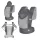 Kinderkraft CARRYBEE Grey Ergonomikus Babahordozó 3 Hónapos Kortól 20kg-ig, Elöl és Háton Hordáshoz