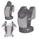 Kinderkraft CARRYBEE Grey Ergonomikus Babahordozó 3 Hónapos Kortól 20kg-ig, Elöl és Háton Hordáshoz