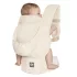 Kinderkraft ELARA Beige Ergonomikus Babahordozó 3 Hónapos Kortól 20kg-ig, Légáteresztő Len-Pamut Kivitel