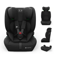  Kinderkraft COMFORT UP 2 PLUS i-Size Autósülés 76-150cm Black, 3in1, H-GUARD Fejtámlával és SPS+ Oldalvédelemmel