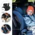 Kinderkraft COMFORT UP 2 PLUS i-Size Autósülés 76-150cm Black, 3in1, H-GUARD Fejtámlával és SPS+ Oldalvédelemmel