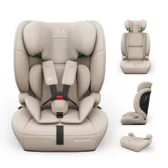   Kinderkraft COMFORT UP 2 PLUS i-Size Autósülés 76-150cm Beige, 3in1, H-GUARD Fejtámlával és SPS+ Oldalvédelemmel