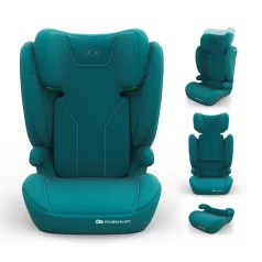 Kinderkraft Autósülés i-Spark 2 Plus i-Size (100-150cm) Zöld – NaturalBabyShop részletes termékkép és vásárlási információ