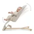 Kinderkraft Mimi Beige wood Hintázó Pihenőszék 9kg-ig – 3 Fokozatú Háttámlával, Összecsukható Kialakítással