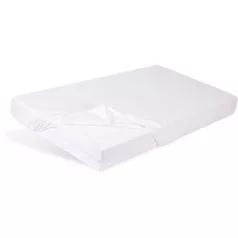  Babymatex Prémium Bambusz Vízálló Légáteresztő Gumírozott Matracvédő Lepedő Fehér Színben 60x120cm 