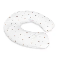   BabyMatex Szoptatós párna Relax Jersey 190cm Plüssmackó, Ergonomikus Támasz Terhességhez és Szoptatáshoz
