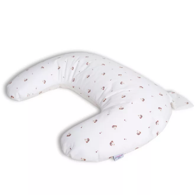 BabyMatex Szoptatós párna miniRelax Jersey 150cm mackó, Ergonomikus Támasz Terhességhez és Szoptatáshoz