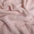BabyMatex Lili Púderrózsaszín Kötött Pamut Babatakaró 75x100cm, Puha Légáteresztő Kivitel