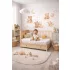 BabyMatex Plüssmackó Jersey Gumis Lepedő 60x120cm Babaágy Matrachoz
