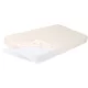 BabyMatex Ekrü Jersey Gumis Lepedő 60x120cm Babaágy Matrachoz