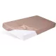 BabyMatex Dióbarna Jersey Gumis Lepedő 60x120cm Babaágy Matrachoz