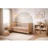 BabyMatex Dióbarna Jersey Gumis Lepedő 60x120cm Babaágy Matrachoz