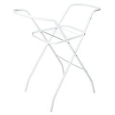   Maltex Kádtartó Állvány 100cm - Fehér, Összecsukható és Csúszásgátlós, Törölközőtartó Polccal a Kényelmes és Biztonságos Fürdetéshez