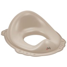   Maltex Csúszásmentes WC Szűkítő Classic - Bézs - Biztonságos és Kényelmes WC-Használathoz