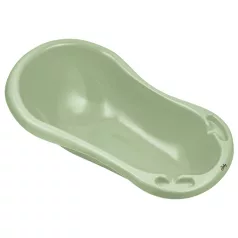   Maltex Classic 84cm Fürdőkád - Zöld - Kényelmes Fürdetéshez és Biztonságos Mindennapi Használathoz