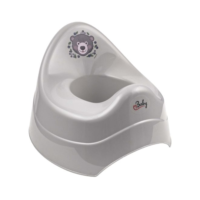 Maltex The Nature Buddies Medve Bili Grey - Kényelmes és Barátságos Bababili Bilire Szoktatáshoz, Stabil Kialakítással