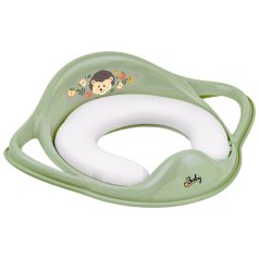   Maltex WC Szűkítő Fogantyúkkal Puha The Nature Buddies Sün - Zöld - Biztonságos és Kényelmes WC-Használathoz