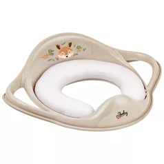   Maltex WC Szűkítő Fogantyúkkal Puha The Nature Buddies Róka - Bézs - Biztonságos és Kényelmes WC-Használathoz