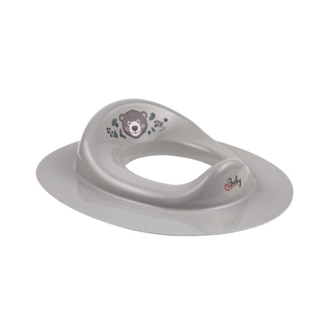 Maltex The Nature Buddies Medve WC Szűkítő Grey - Kényelmes és Biztonságos WC-redukció Gyerekeknek, Biliről WC-re Szoktatáshoz