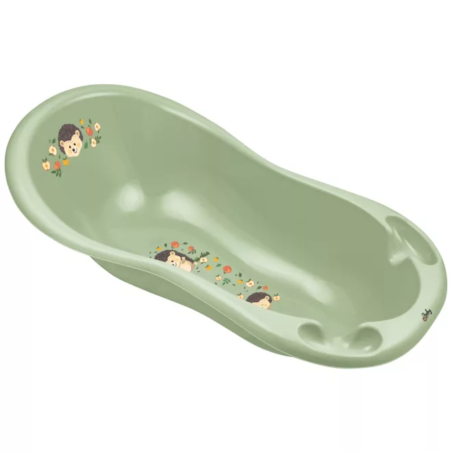 Maltex The Nature Buddies 100cm Babakád Sün Mintával Zöld - Kényelmes Fürdetéshez és Biztonságos Mindennapi Használathoz