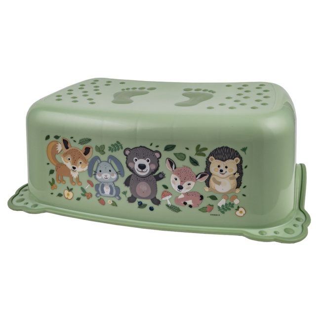 Maltex Csúszásmentes Fellépő The Nature Buddies Süni Green - Stabil Biztonsági Fellépő Gyerekeknek, WC-hez és Mosdóhoz