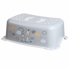   Maltex Zebra Csúszásmentes Fellépő - Grey, Stabil és Megerősített Kialakítás, 50kg-ig Terhelhető, Biztonságos és Kényelmes Használat
