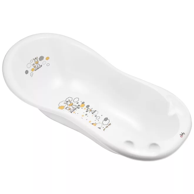 Maltex Zebra Fürdőkád 100cm - Fehér – NaturalBabyShop részletes termékkép és vásárlási információ