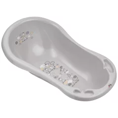   Maltex Zebra Mintás 84cm Babakád Szürke - Kényelmes Fürdetéshez és Biztonságos Mindennapi Használathoz
