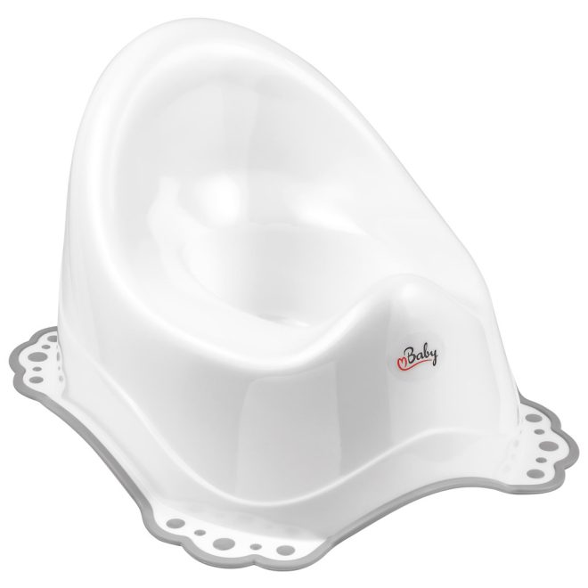 Maltex Csúszásmentes Bili Zenével Classic - Fehér - Könnyebb Szobatisztasághoz és Kényelmes Használathoz