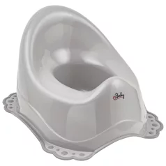   Maltex Csúszásmentes Bili Zenével Classic - Szürke - Könnyebb Szobatisztasághoz és Kényelmes Használathoz