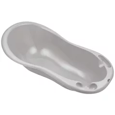   Maltex Classic 100cm Fürdőkád - Szürke - Kényelmes Fürdetéshez és Biztonságos Mindennapi Használathoz