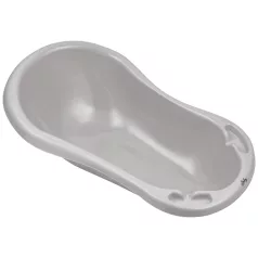   Maltex Classic 84cm Fürdőkád - Szürke - Kényelmes Fürdetéshez és Biztonságos Mindennapi Használathoz