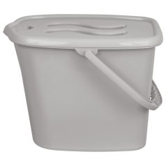   Maltex Classic Pelenkatároló - Szürke, Szagzáró Fedéllel, Higiénikus Pelenkagyűjtő Otthonra