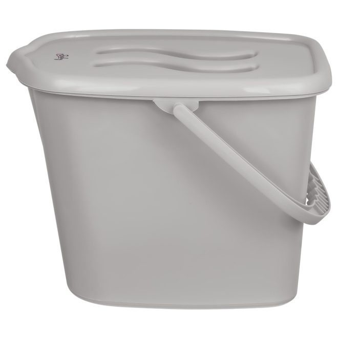 Maltex Classic Pelenkatároló - Szürke, Szagzáró Fedéllel, Higiénikus Pelenkagyűjtő Otthonra