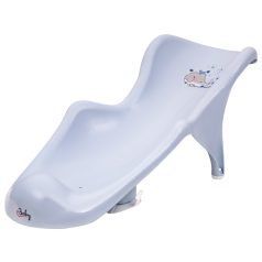   Maltex Fürdetőágy Kádba Bálna Minimal Satin Blue, Ergonomikus és Biztonságos Baba Támasz 0-6 Hónapos Korig