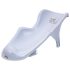 Maltex Fürdetőágy Kádba Bálna Minimal Satin Blue, Ergonomikus és Biztonságos Baba Támasz 0-6 Hónapos Korig