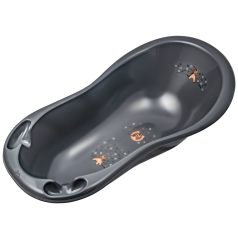   Maltex Babakád Lovacska Minimal 100cm - Steel Grey, Ergonomikus és Csúszásmentes Baba Kád Újszülöttkortól 3 Éves Korig