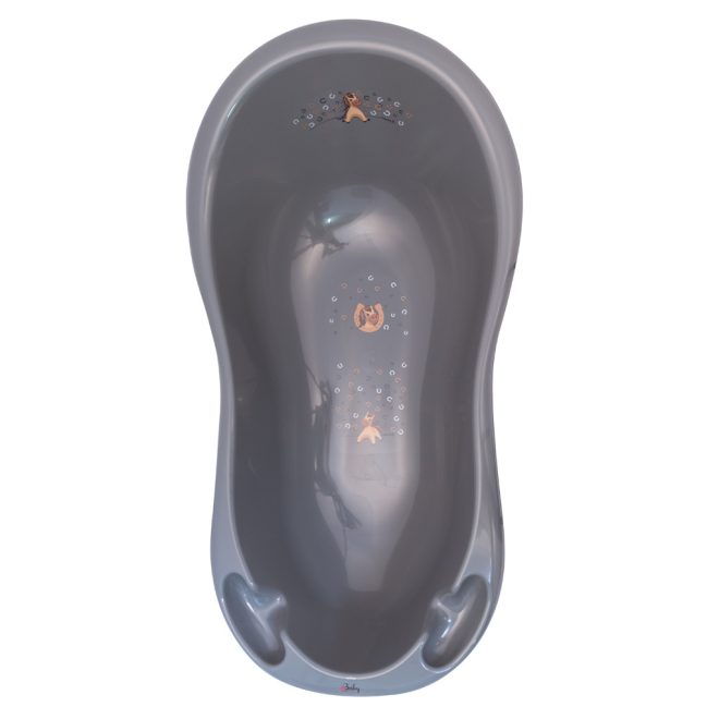 Maltex Lovacska Minimal Babakád 84cm - Steel Grey, Ergonomikus és Csúszásmentes Kialakítás, Könnyen Tisztítható 0-36 Hónapos Korig