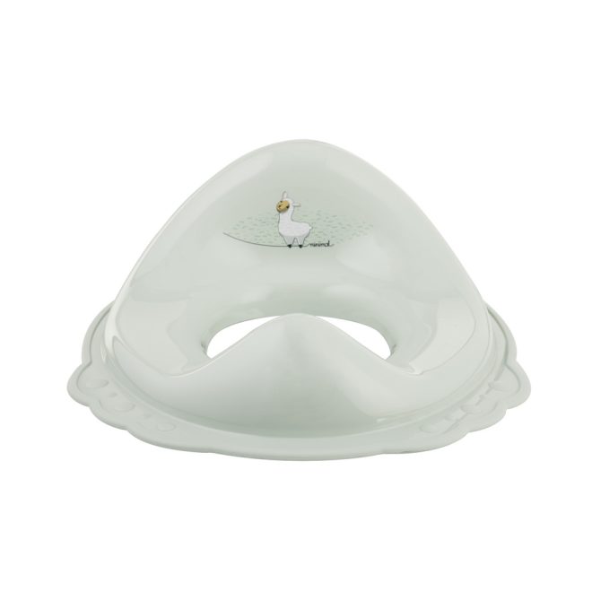 Maltex WC Szűkítő Fogantyúkkal Minimal Láma Sage Green - Biztonságos WC-redukció Gyerekeknek, Biliről WC-re Szoktatáshoz