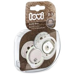  Lovi Szilikon Szimmetrikus Dinamikus Cumi Buddy Bear Újszülött Kortól 2 Hónapos Korig 2db - Nyugodt Komfort a Mindennapokra