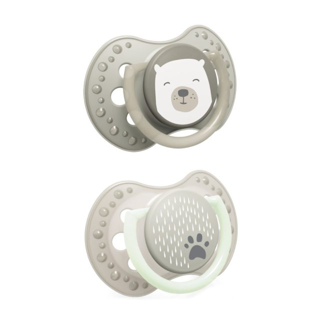 LOVI Buddy Bear Dinamikus Szilikon Cumisüveg Cumi 6-18 hónap 2db - Természetes Szopási Ritmus, Könnyű Etetéshez
