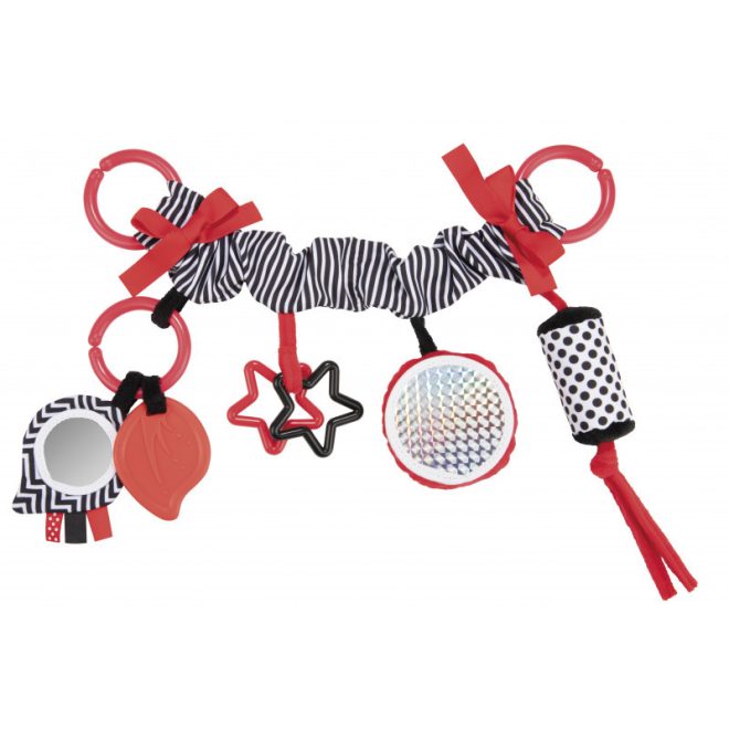 Canpol Babies Babies Sensory Kontrasztos Felfüggeszthető Játék Babakocsira és Autósülésre Újszülött Kortól