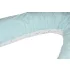 EKO Szoptatós Párna Mentol 180cm - Ergonomikus Támasztópárna Szoptatáshoz és Pihenéshez, Kényelmes Kialakítással
