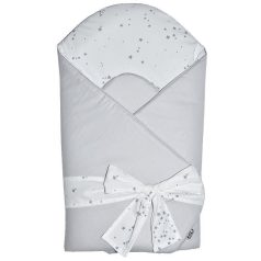   EKO Bebújós Pamut Nyomtatott Mintával és Kókusz Betéttel Szürke - Biztonságos Pólyázáshoz és Nyugodt Pihenéshez