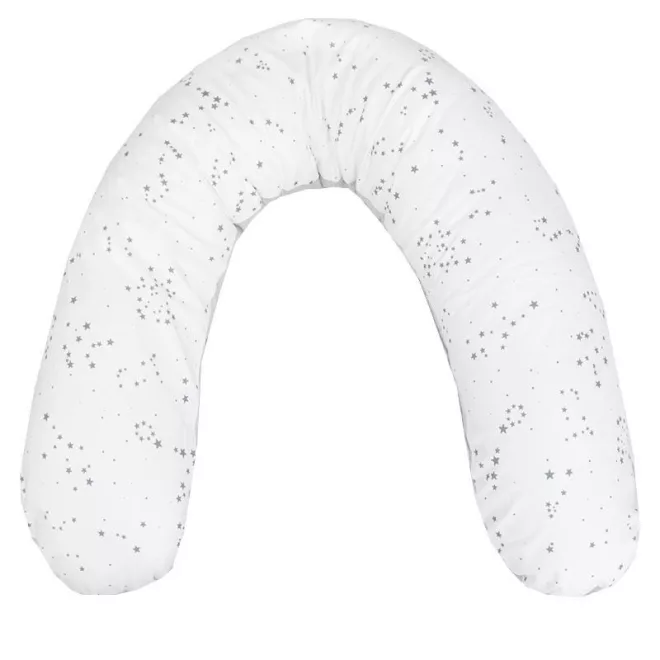 EKO Szoptatós Párna Grey 180cm - Ergonomikus Támasztópárna Szoptatáshoz és Pihenéshez, Kényelmes Kialakítással