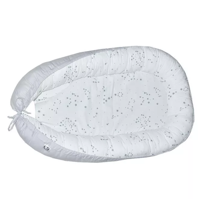 EKO Grey Pamut Babaágy Textil - Puha, Letisztult Kiegészítő Babaágyhoz