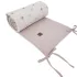 EKO Beige Meadow Kiságyvédő 180x35cm - Puha, DEKOratív Ágyvédő Nyugodt Babaalváshoz