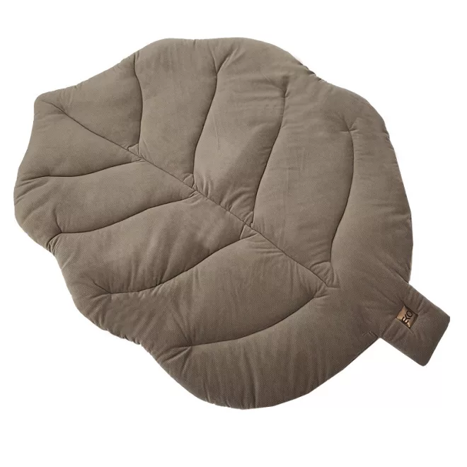 EKO Velvet Játékszőnyeg Beige 80x100cm - Puha Plüss Babamatrac Mindennapi Játékhoz és Fejlesztéshez